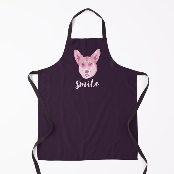 Item preview, DuFauna Pink Corgi Joyful Smile Dark 02081201 designed and sold by DuFauna.