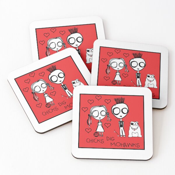 Item preview, EVE L - CHICKS DIG MOHAWKS designed and sold by TODD GOLDMAN.