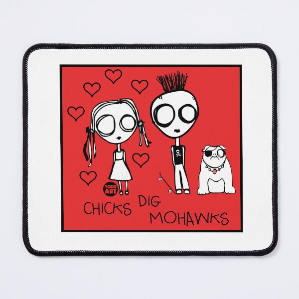 Item preview, EVE L - CHICKS DIG MOHAWKS designed and sold by TODD GOLDMAN.