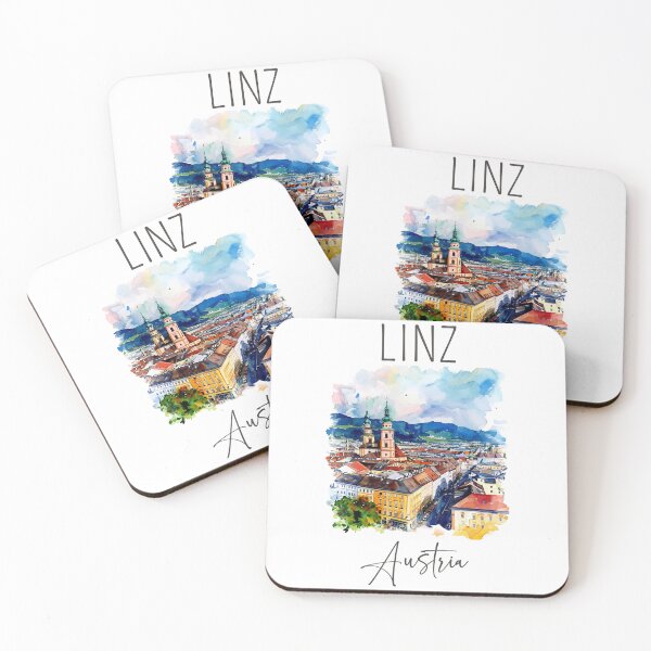 Item preview, Watercolor Design of Linz - Austria designed and sold by Sketch-Shack.