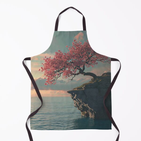 Item preview, Tranquil Cherry Blossom Tree on a Cliff designed and sold by dcrc.