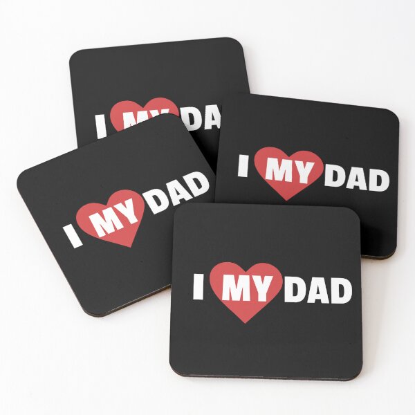 Item preview, I love My Dad, love, love my dad, daddy, Father’s Day, heart designed and sold by MeringueMango.