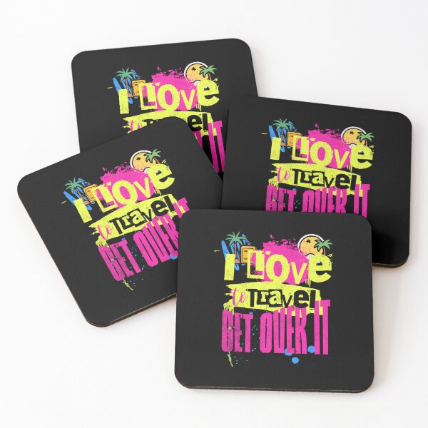 Item preview, I Love To Travel Get Over It designed and sold by tw2us.