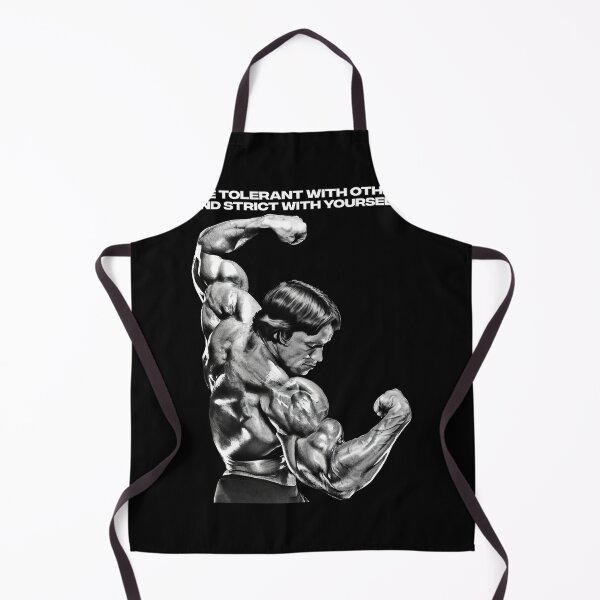 Item preview, Stoic Quote “Be tolerant with others and strict with yourself.” Arnold Schwarzenegger fan art designed and sold by HuzaifaNaveedh.