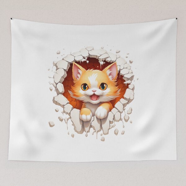 Item preview, Cute Cat 3D designed and sold by FTS-Studio.