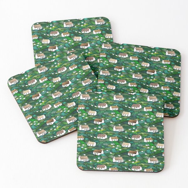 Item preview, Wee Sheep and Rolling Fields of Green  designed and sold by IrishVikingDesigns.