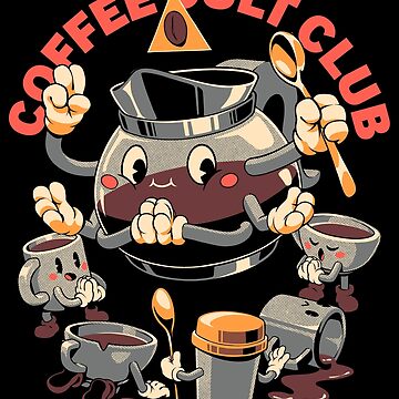 Artwork thumbnail, Holy Coffee Club - Black by Ilustrata®