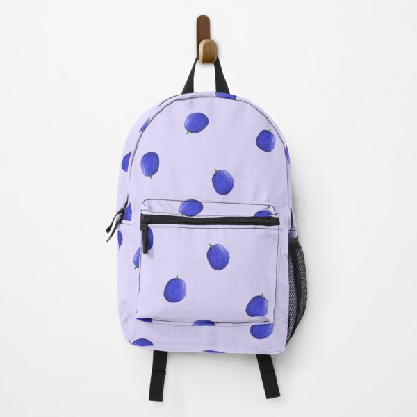 Item preview, cute illustrated purple plum design designed and sold by moonbean-art.