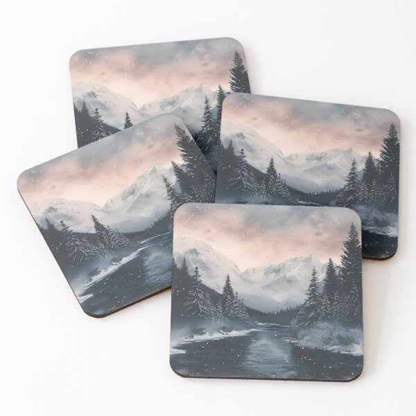 Item preview, Wonderful river landscape with mountains designed and sold by randrdesign.