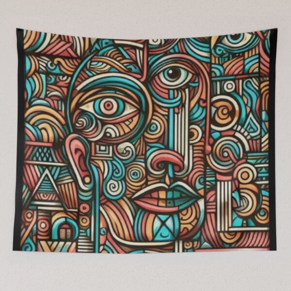 Artikelvorschau, Auffällig. Eine abstrakte Variation basierend auf Picassos Werk. Kreativität, Kunstfertigkeit, künstlerische Kunst, Kunstkenner entworfen und verkauft von 2012DreamVision.