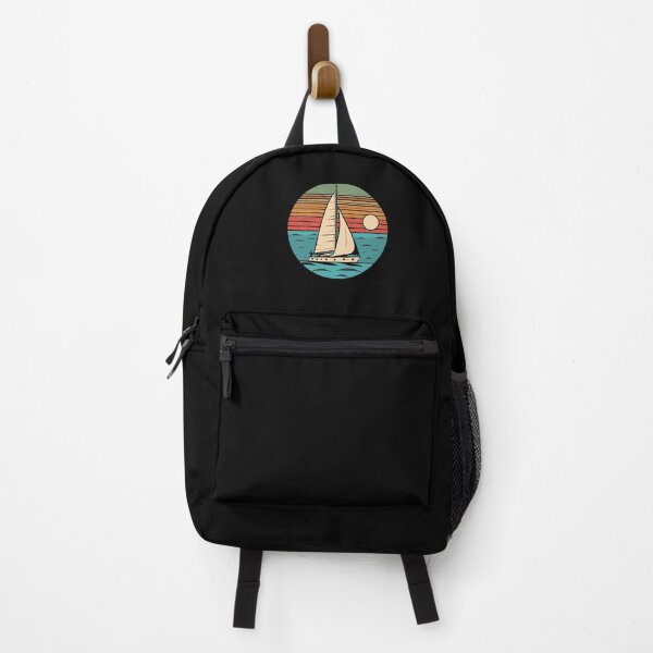 Item preview, Vintage colors sunset groundhog sailboat designed and sold by desinganddecor.
