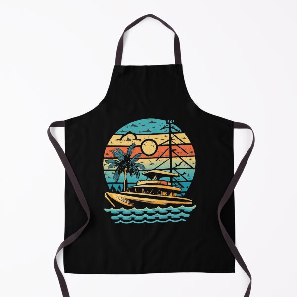 Item preview, Vintage colors sunset groundhog boat designed and sold by desinganddecor.