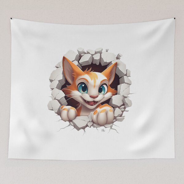 Item preview, Cute Cat 3D designed and sold by FTS-Studio.