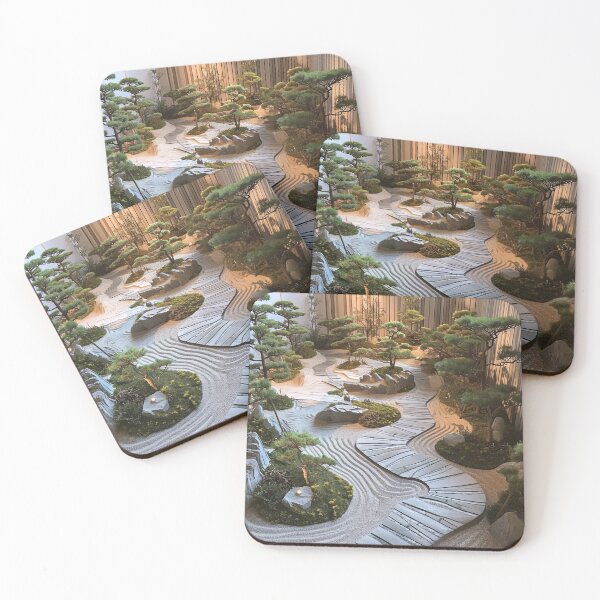 Item preview, Tranquil Dry Garden with Banzai Trees designed and sold by dcrc.