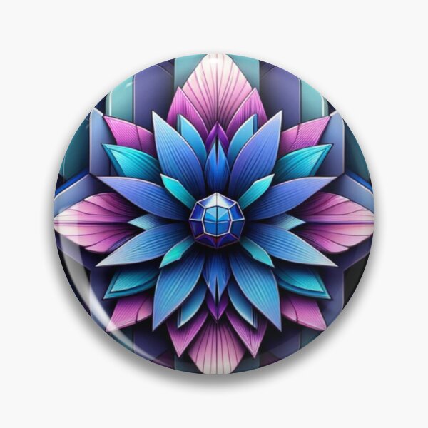 Item preview, 3D Geometric Flower Digital Art designed and sold by mymagicstoreus.