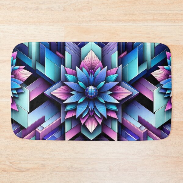 Item preview, 3D Geometric Flower Digital Art designed and sold by mymagicstoreus.