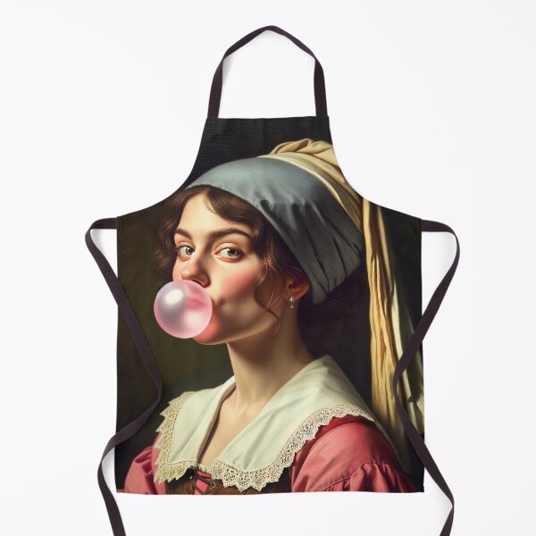 Item preview, Altered Art Girl with Bubble Gum designed and sold by PyxieZen.