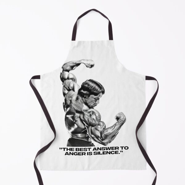 Item preview, Stoic Quote ”The best answer to anger is silence.” Arnold Schwarzenegger fan art designed and sold by HuzaifaNaveedh.