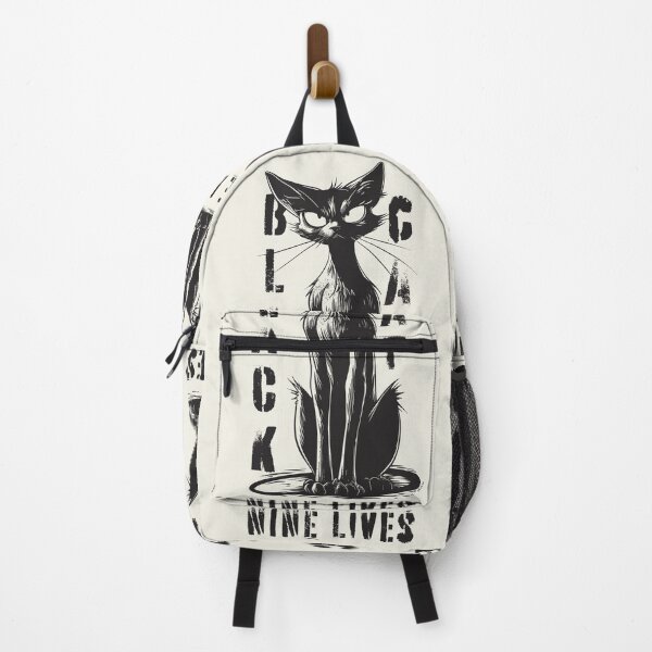 Item preview, Black Cat Nine Lives designed and sold by blackdogshop.