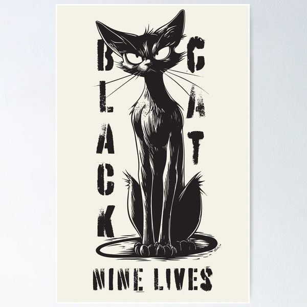 Black Cat Nine Lives