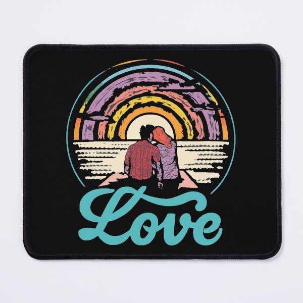 Item preview, Vintage colors sunset  lovers with romanti couple designed and sold by desinganddecor.