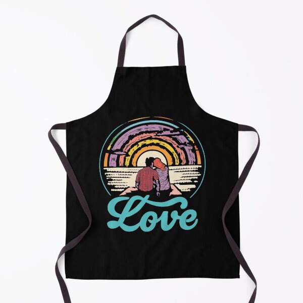 Item preview, Vintage colors sunset lovers with romanti couple designed and sold by desinganddecor.