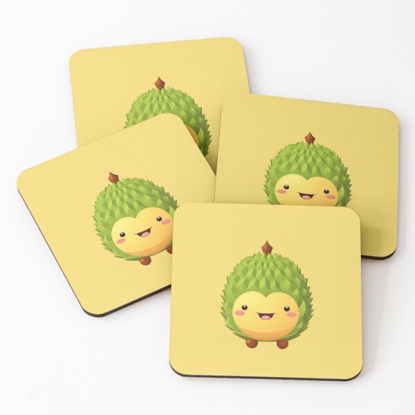 Item preview, Joyful Durian Character: A Burst of Tropical Energy in Every Smile designed and sold by unimuse.