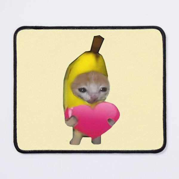 Item preview, Banana cat heart designed and sold by Fyleth.