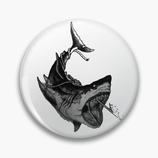Item preview, shark vs harpoon  designed and sold by unicreationx.