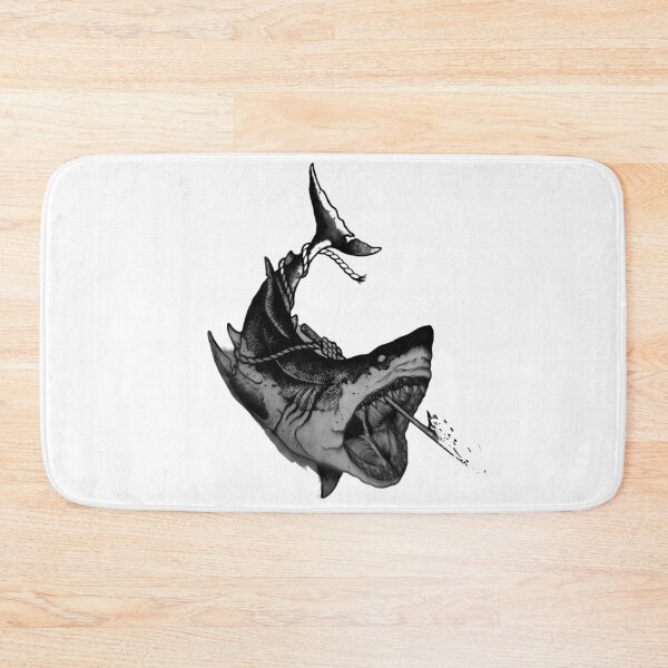 Item preview, shark vs harpoon  designed and sold by unicreationx.