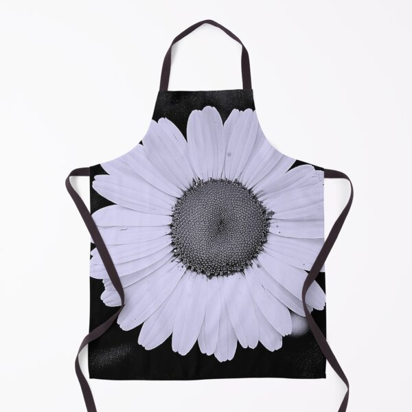 Item preview, Daisy white black flower - mono colour  designed and sold by SabinasDesigns.