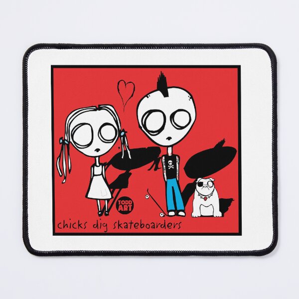 Item preview, EVE L - CHICKS DIG SKATEBOARDERS designed and sold by TODD GOLDMAN.