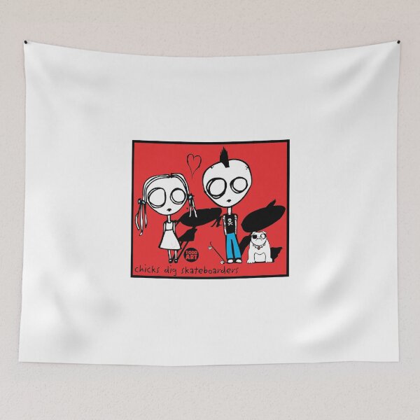 Item preview, EVE L - CHICKS DIG SKATEBOARDERS designed and sold by TODD GOLDMAN.