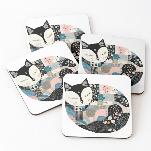 Item preview, Patchwork Cat designed and sold by RetroPrints.