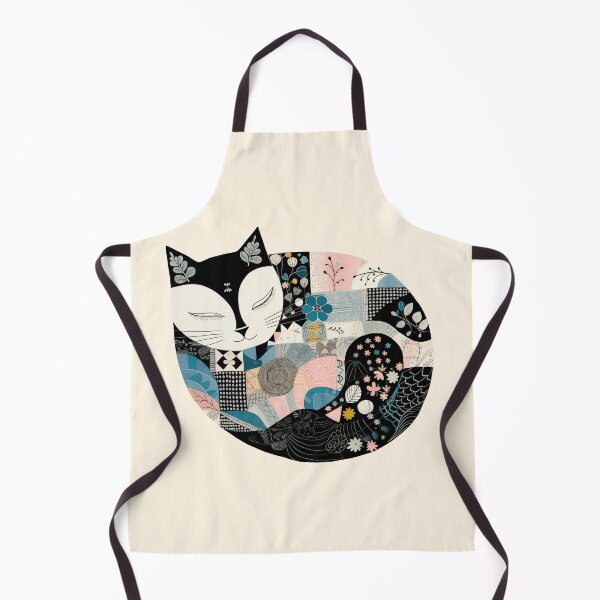 Item preview, Patchwork Cat designed and sold by RetroPrints.