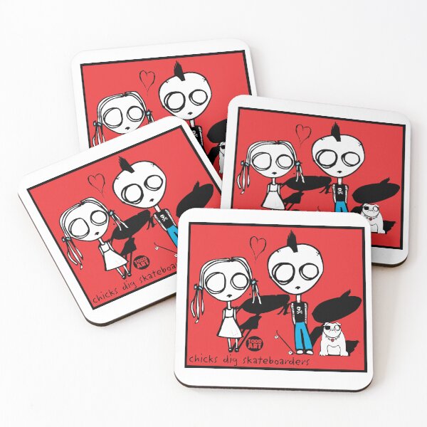 Item preview, EVE L - CHICKS DIG SKATEBOARDERS designed and sold by TODD GOLDMAN.