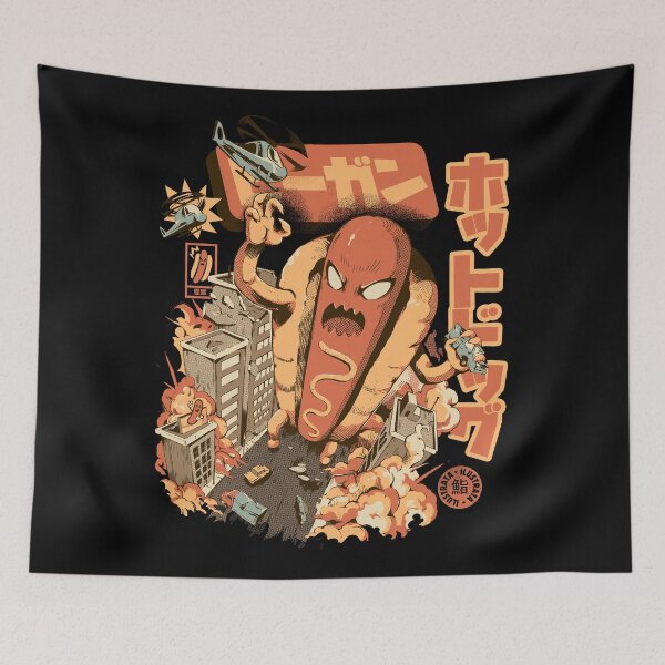 Item preview, Great Hot Dog - Black  designed and sold by Ilustrata®.