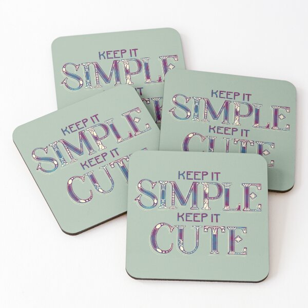 Item preview, Keep it Simple. Keep it Cute designed and sold by Kristin Patoni.
