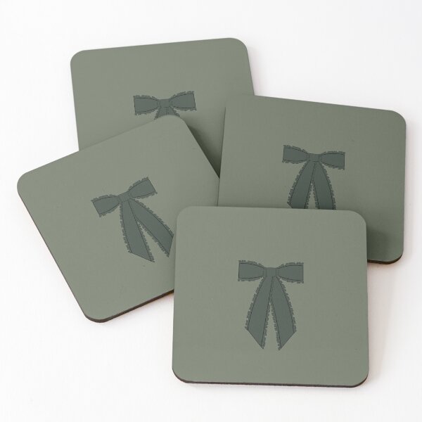 Item preview, forest green bow designed and sold by Spiraltv.