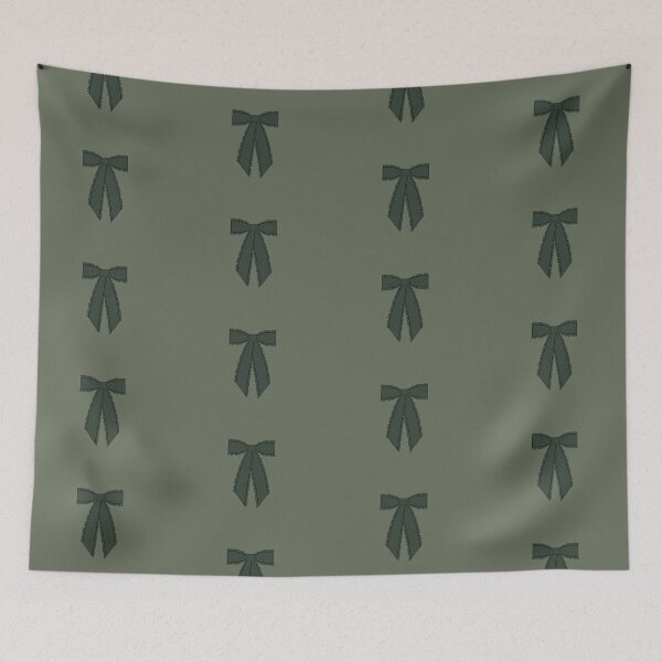 Item preview, forest green bow designed and sold by Spiraltv.