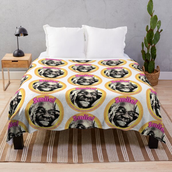 Item preview, Louis Armstrong - jazz legend - smile, and the whole world smiles with you designed and sold by TheRubberOnion.