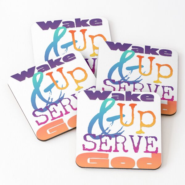 Item preview, Wake Up & Serve God designed and sold by Halobyvalsank.