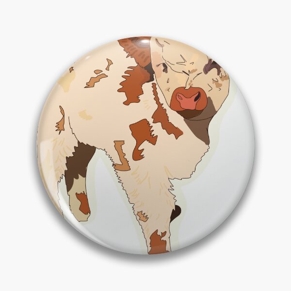 Item preview, Fluffy cow designed and sold by bubbleboat-art.