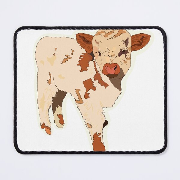 Item preview, Fluffy cow designed and sold by bubbleboat-art.