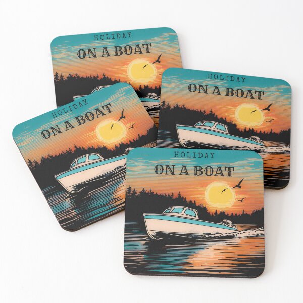 Item preview, Holiday On a Boat Sunset designed and sold by Aquillashop.