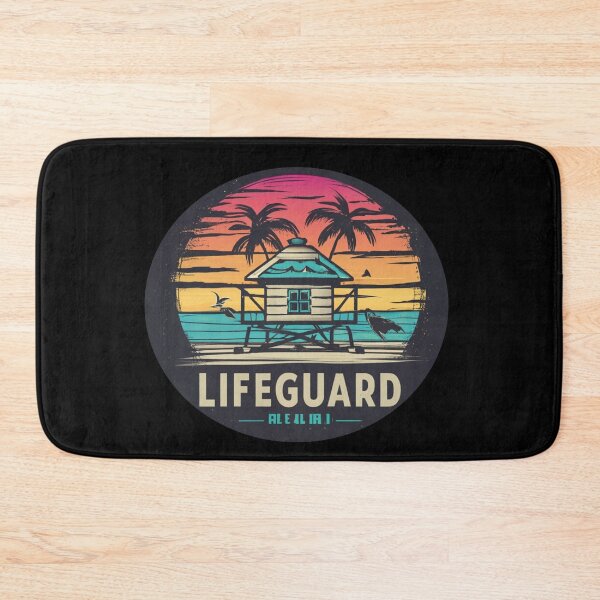 Item preview, Vintage colors sunset lifeguard's house designed and sold by desinganddecor.