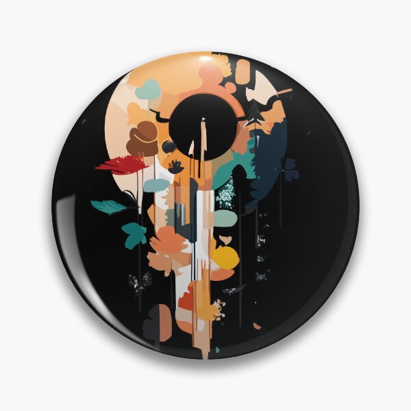 Item preview, Retro abstract forrest designed and sold by StevenHignell.