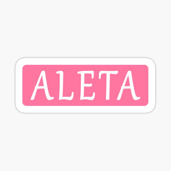Vista previa del artículo con la obra «Nombre de Aleta», diseñado y vendido por Jeallan Designs.