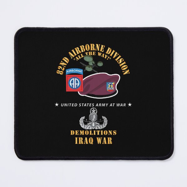 Item preview, Army - 82nd Airborne Div - Beret - Mass Tac - Maroon  - 82nd Avn Regt - Demolitions - Iraq War designed and sold by Military Insignia Products.
