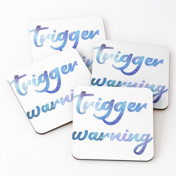 Item preview, Trigger warning watercolor designed and sold by Drawmecute.